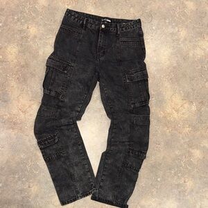 Women’s fashion nova Black Cargo Pants